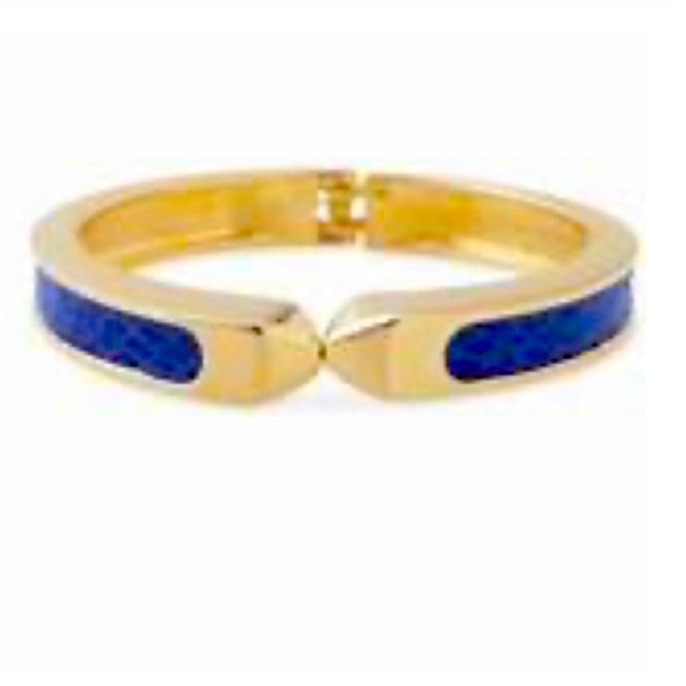 Stella & Dot blue and gold bracelet
